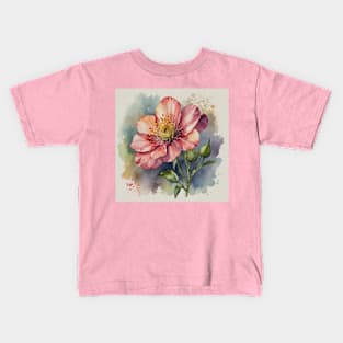 Pink Flower Kids T-Shirt